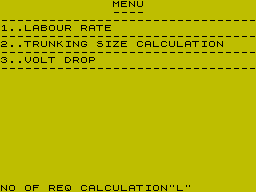 Running screen