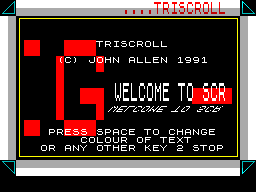 Running screen