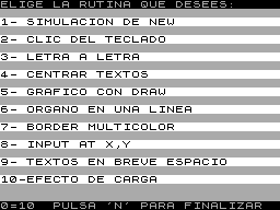 Running screen
