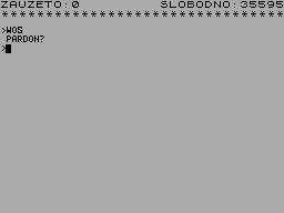 Running screen