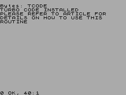 Running screen