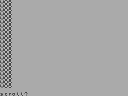 Running screen