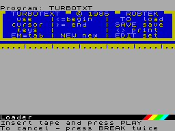 Running screen