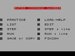 Running screen