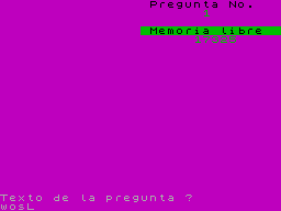 Running screen
