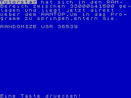 Running screen