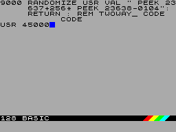 Running screen