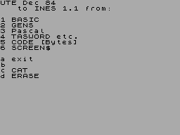 Running screen
