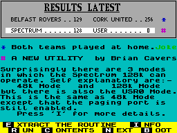 Running screen