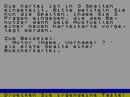Running screen