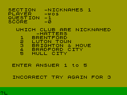 Running screen