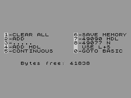 Running screen