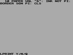 Running screen