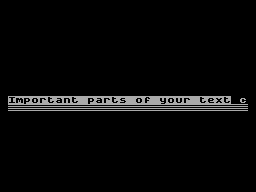 Running screen