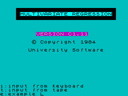 Running screen