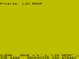 Running screen