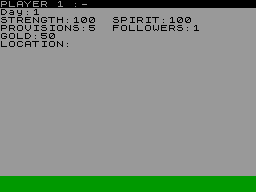 Running screen
