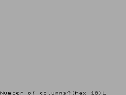 Running screen