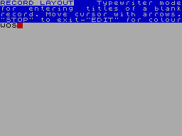 Running screen