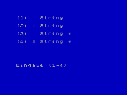 Running screen