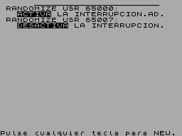 Running screen
