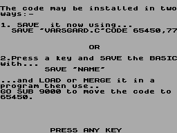 Running screen