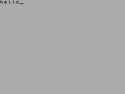 Running screen