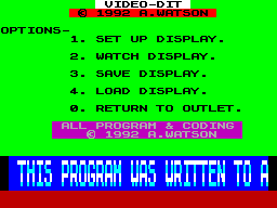 Running screen