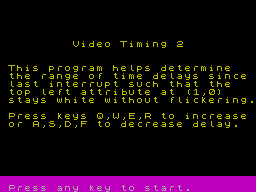 Running screen