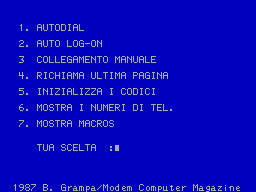 Running screen