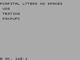Running screen