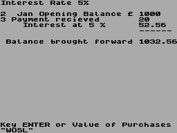 Running screen