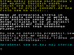 Running screen