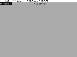 Running screen