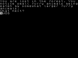Running screen
