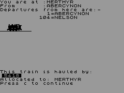 Running screen