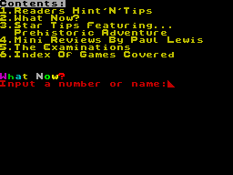 Running screen