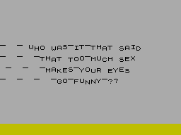 Running screen