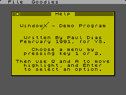 Running screen