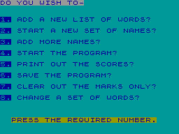 Running screen