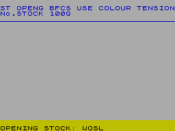 Running screen