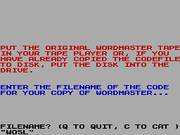 Running screen