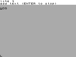 Running screen