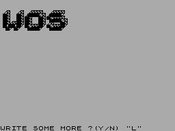 Running screen