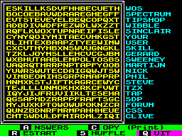 Running screen