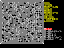 Running screen