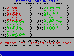 Running screen