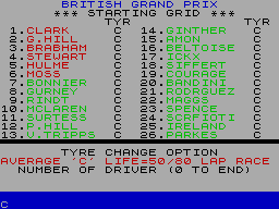 Running screen