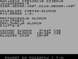 Running screen