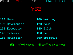 Running screen
